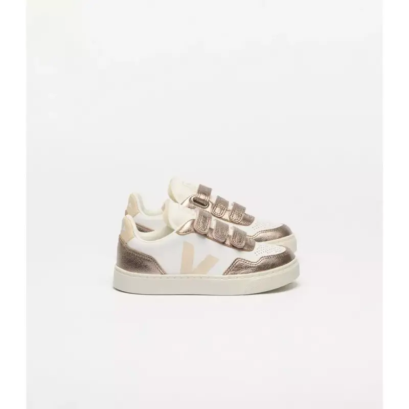 Veja Sable Bronze Triple Velcro Sneaker - Image 3