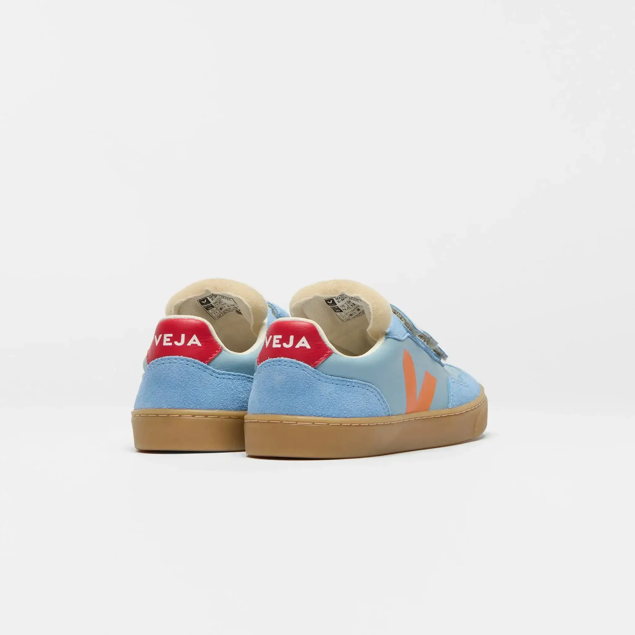 Veja Steel Fury Natural Triple Velcro Sneaker - Image 3