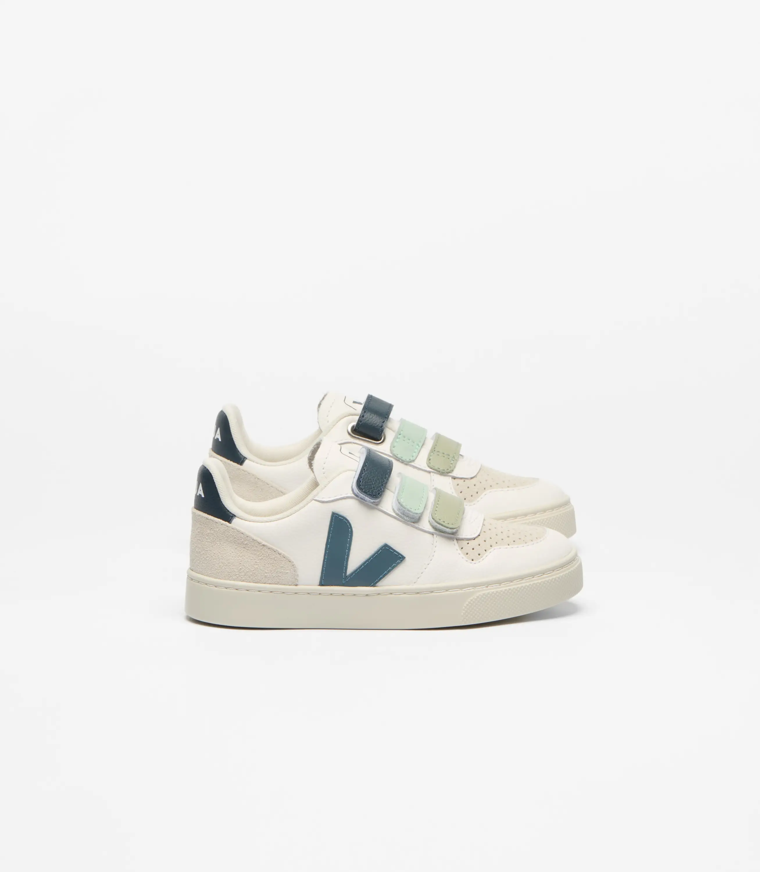 Veja White California Ocean Blend Velcro Sneaker - Image 2