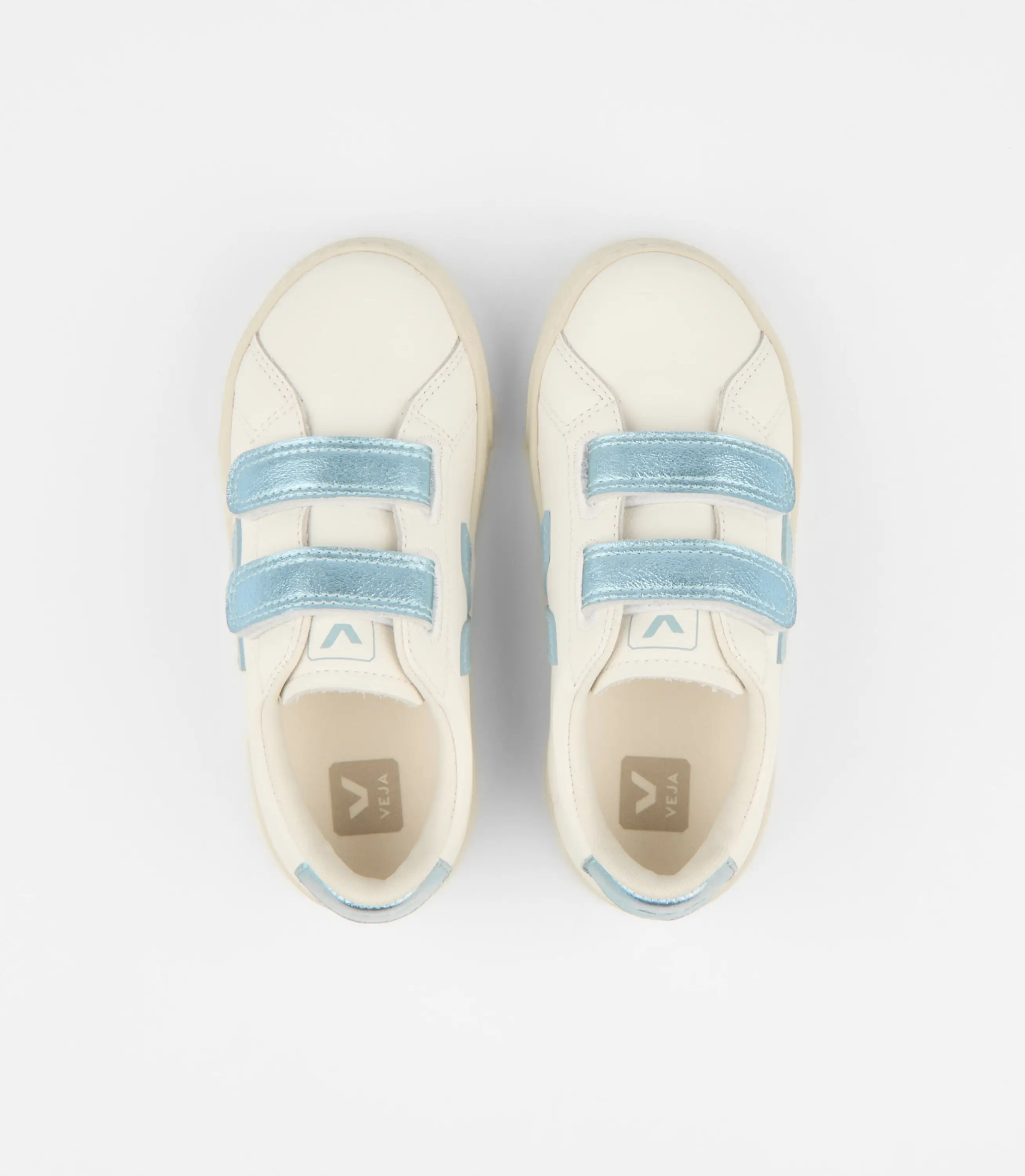 Veja White Iceberg Velcro Sneaker - Image 4
