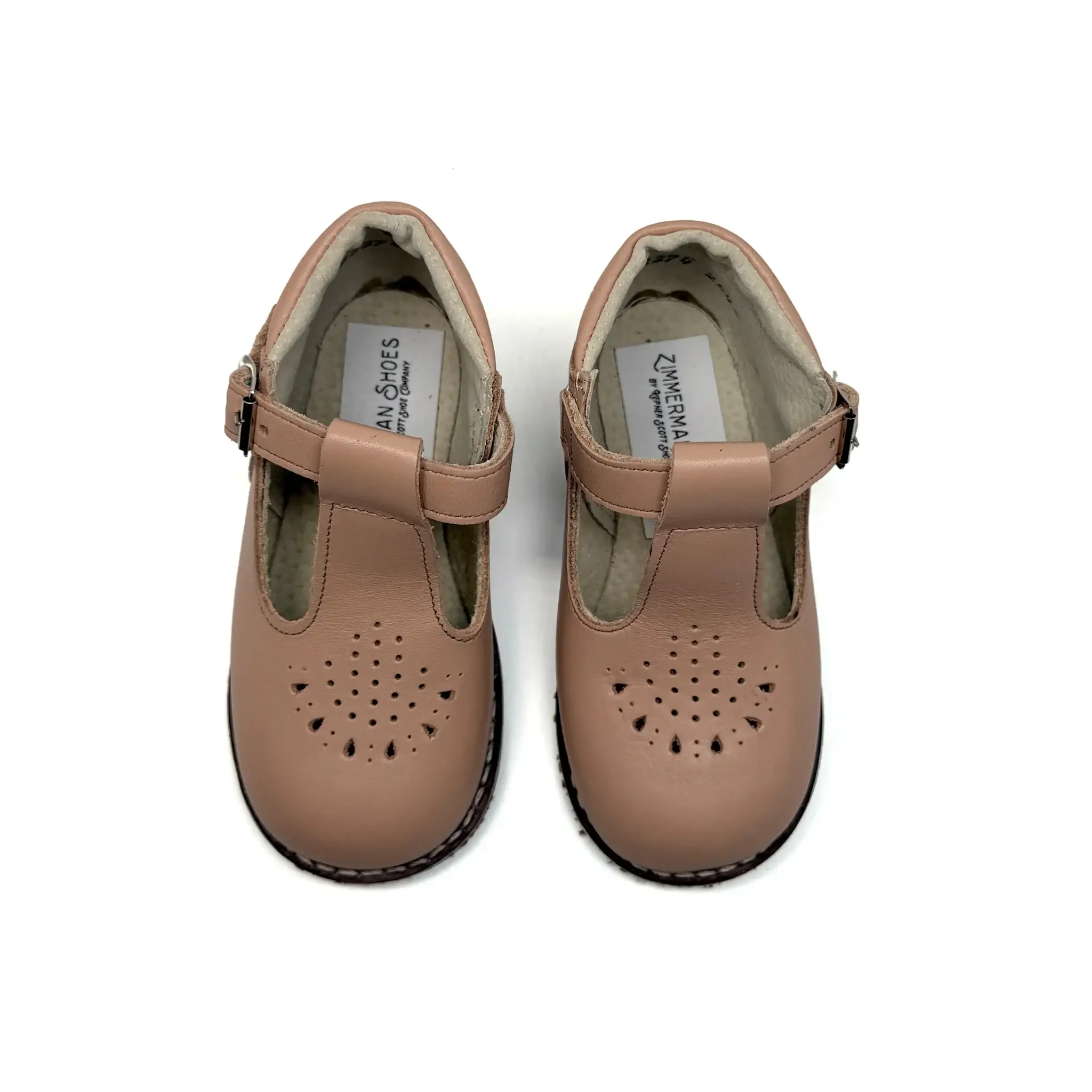 Zimmerman Pink Shell First Walker T-Strap - Image 2